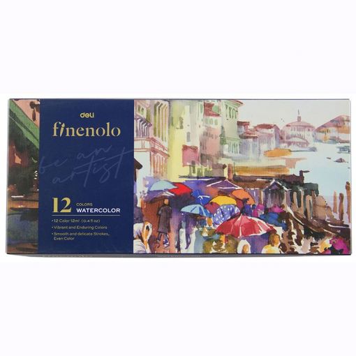 Paint - Watercolours Finenolo 12ml (12pc) Tubes - Deli