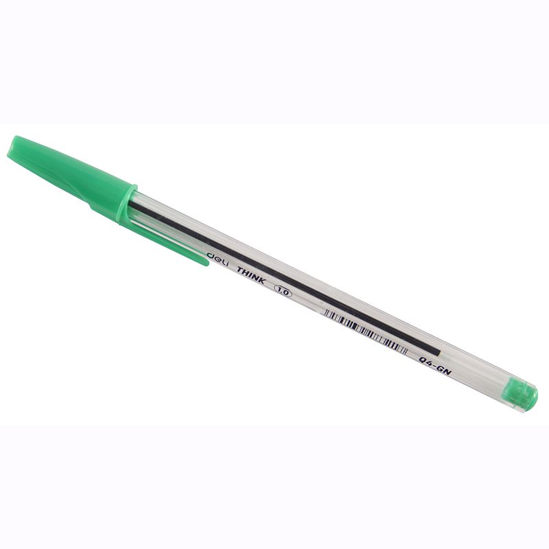 Pen - Ballpoint - Bullet Tip 1.0mm (1pc) - Green - Deli