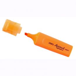 Highlighter - Chisel Tip 1.5mm (1pc) - Bright Orange - Deli