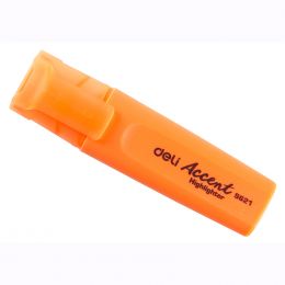 Highlighter - Chisel Tip 1.5mm (1pc) - Bright Orange - Deli