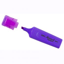 Highlighter - Chisel Tip 1.5mm (1pc) - Bright Purple - Deli
