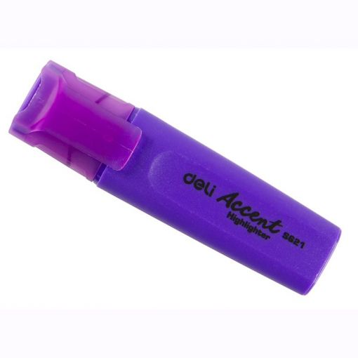 Highlighter - Chisel Tip 1.5mm (1pc) - Bright Purple - Deli