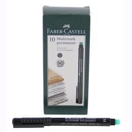 FaberCastell - Multimark Permanent M - BLACK (Box 10)