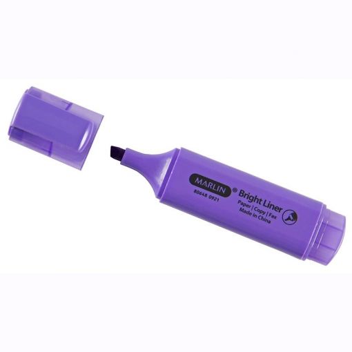 Highlighter - Bright Liner (10pc) - Marlin - Purple