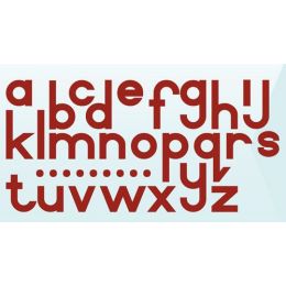 Alphabet Rubber Letters - Lower Case