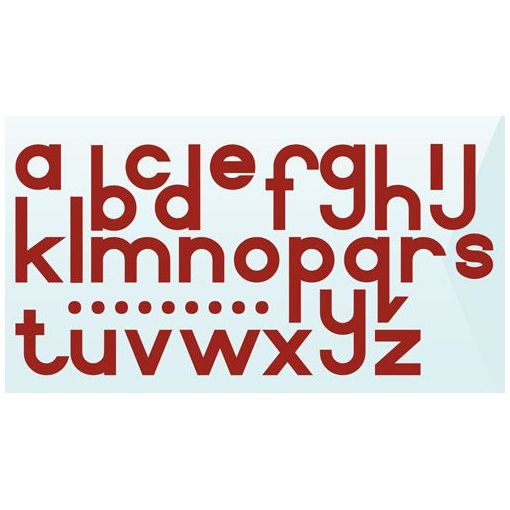 Alphabet Rubber Letters - Lower Case