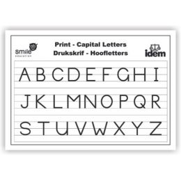 WC - Print Capital Letters (A2)