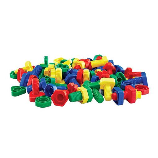 Nuts & Bolts - Shape Matching (64pc) - Giant 6cm - In Container