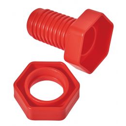 Nuts & Bolts - Shape Matching (64pc) - Giant 6cm - In Container