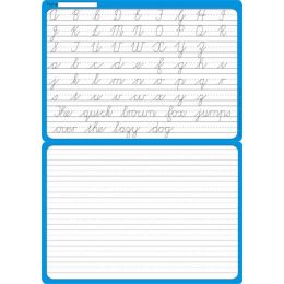 Dry Wipe - Alphabet Board - Gr 2 - Cursive Writing (incl whiteboard pen)