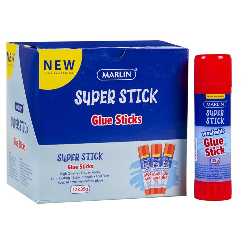 Glue Stick - 35g (12pc) - Marlin