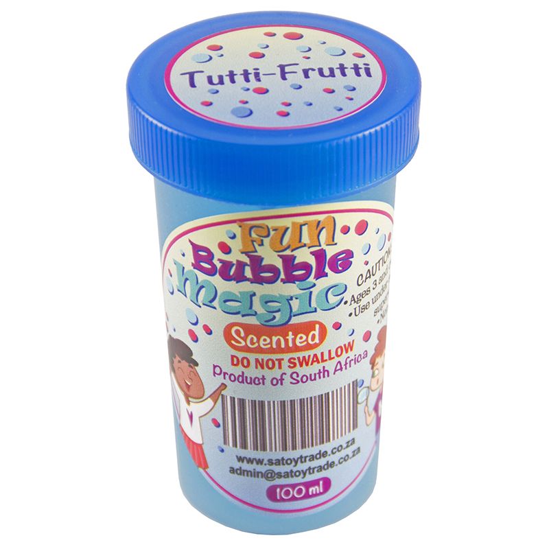 Fun Bubble Magic - Scented (100ml) Tutti-Frutti (Blue)