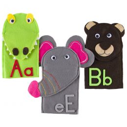Hand Puppets - Alphabet Animals (26pc) - Open Mouth