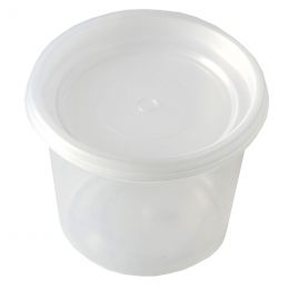 Bucket / Tub with lid 100ml