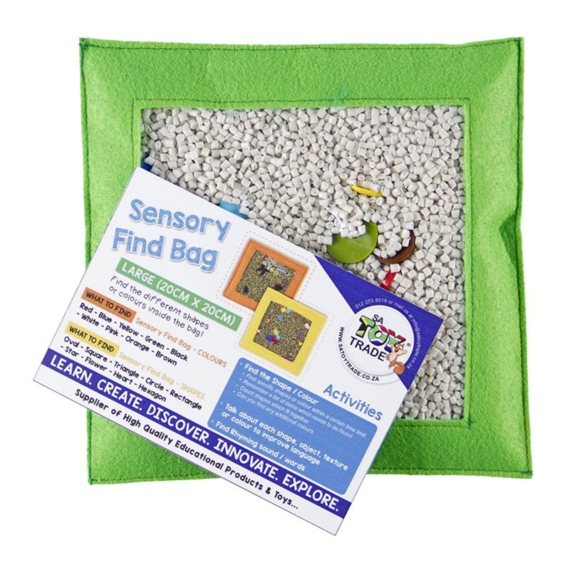 Sensory Find Bag Large - Colours (20x20cm)