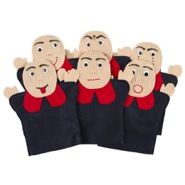 Hand Puppet Glove - Emotions (6pc)