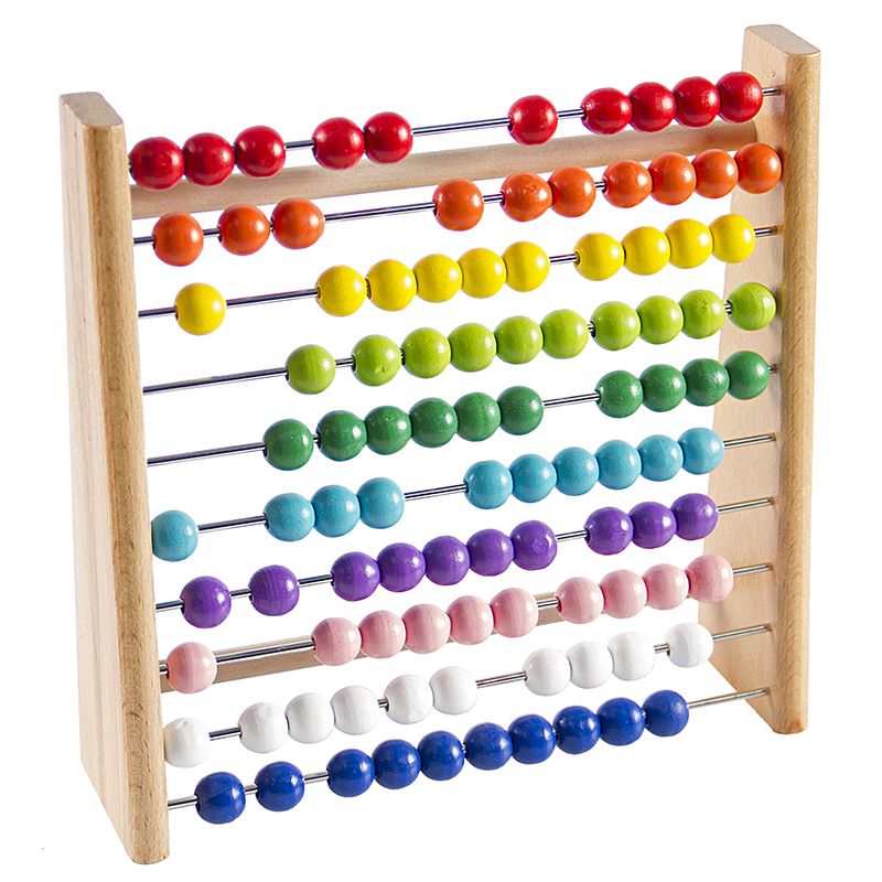 Abacus - Standing Wooden Frame - 100 Beads