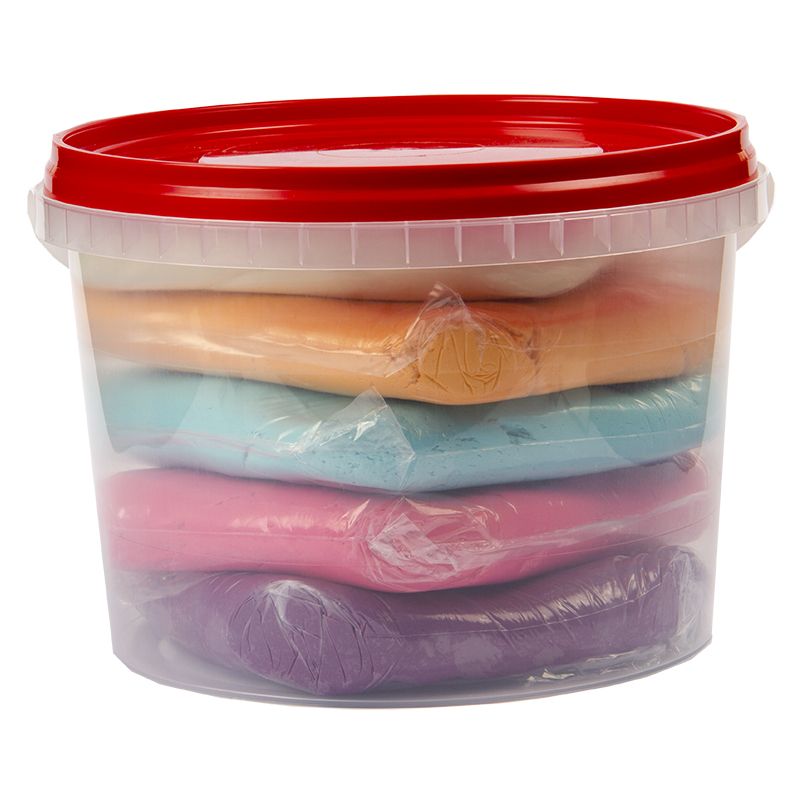 Dough Play 5kg in Tub - Pastel Mixed - FunSciTek