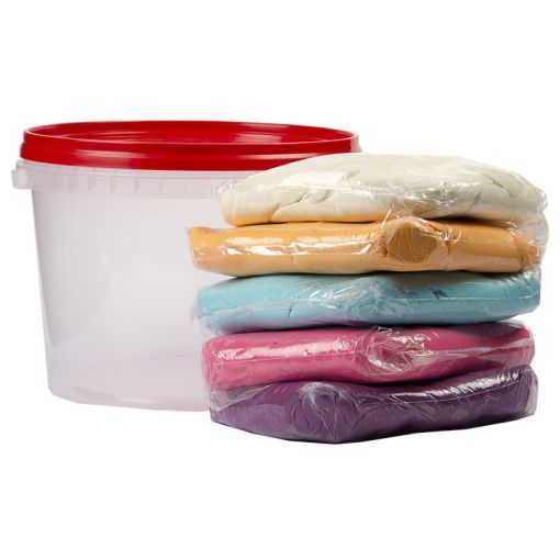 Dough Play 5kg in Tub - Pastel Mixed - FunSciTek