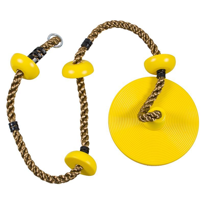 Monkey Rope Swing with Climbing stones and Seat - Plastic - Assorted Colours