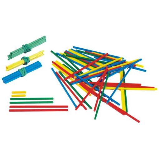 Counting Sticks 25-75-100mm Plastic (300pc)