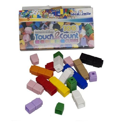 Touch & Count Cubes (100pc) In Box - Unifix Cubes