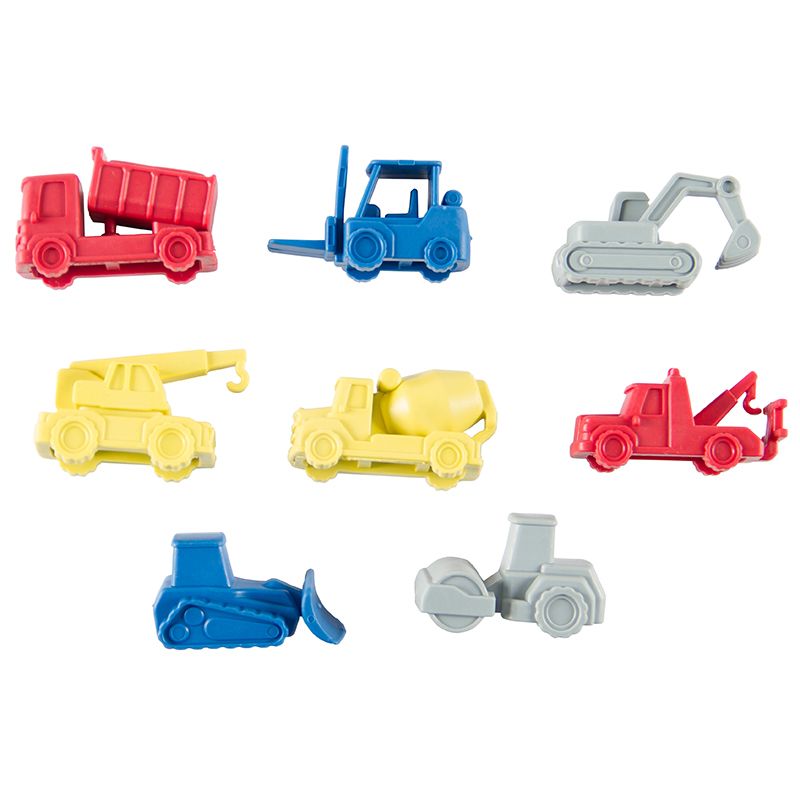 Counters - Construction Vehicles - 8pc in Bag (8 designs)