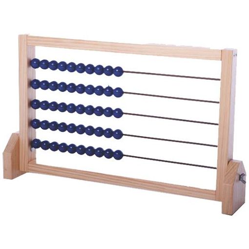 Abacus Teacher Wood - 50 Beads