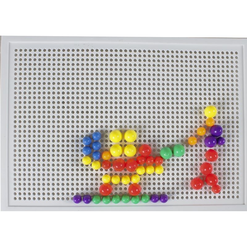 Bright - Pegboard - Mushroom Peg Mosaic