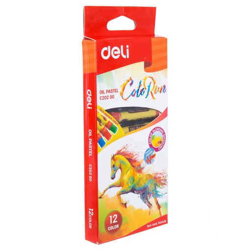 Oil Pastels - 8mm (12pc) - ColoRun - Deli