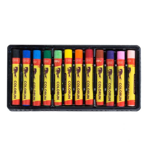 Oil Pastels - 8mm (12pc) - ColoRun - Deli