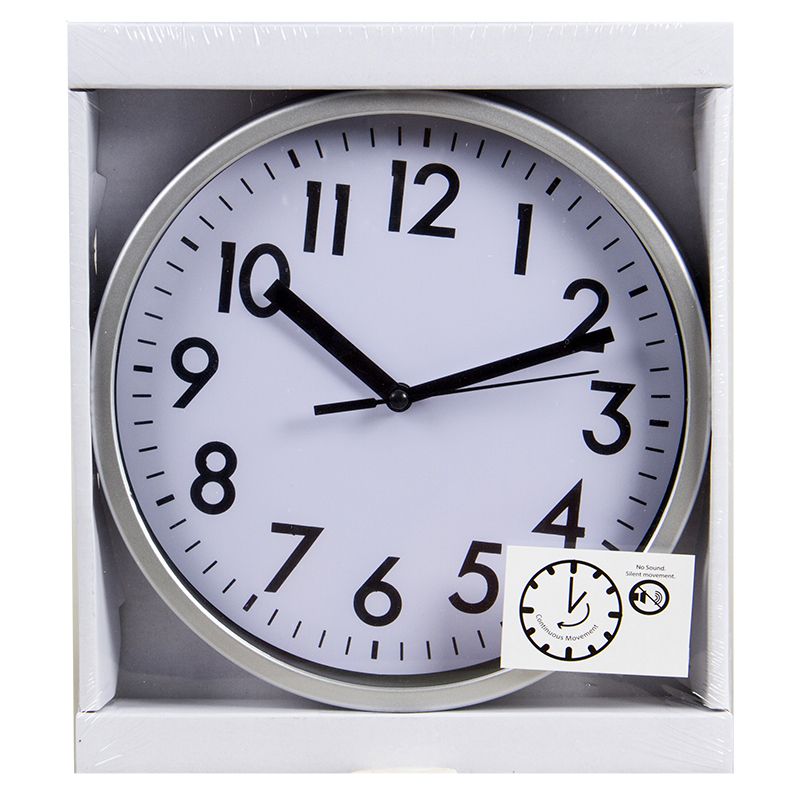 Clock - Wall Mounted - (Assorted) Round/Square 23cm