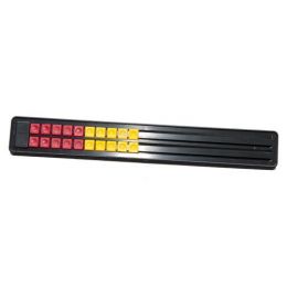 Abacus Flat - 20 Beads Plastic (2 Rows)