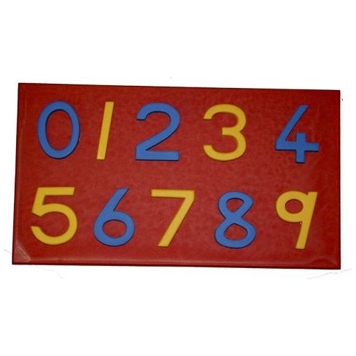 Numbers 0-9 (Touch & Insert) - wood