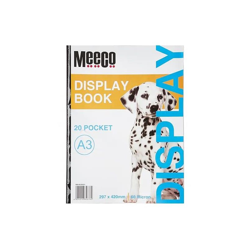 Display book with filing pockets - A3 (20 Pocket) - Meeco