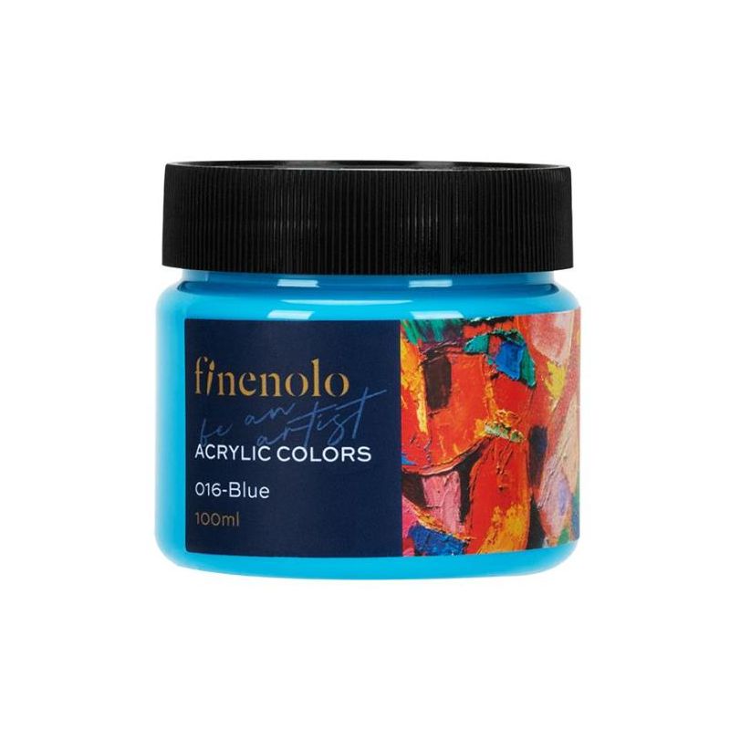 Paint - Acrylic Finenolo 100ml Tub -  Blue - Deli