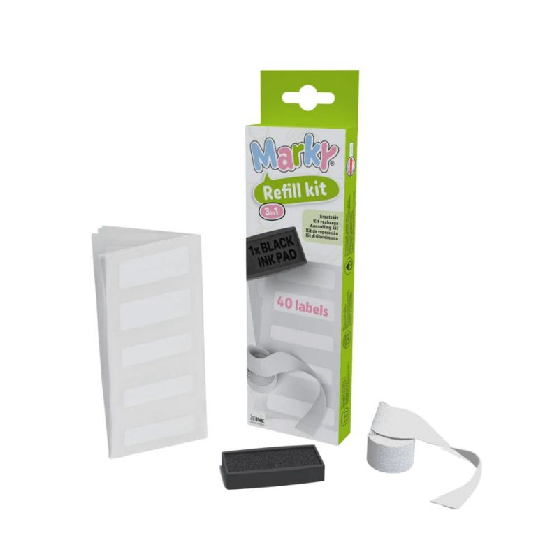 Marky DIY Textile Stamp Set (Self Inking) - Refill Kit