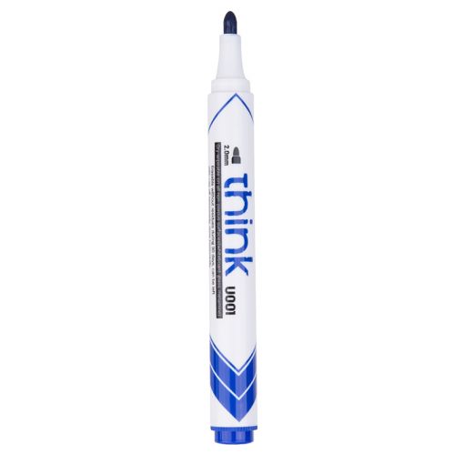 Whiteboard Marker - Bullet Tip 2.0mm (1pc) Think - Blue - Deli