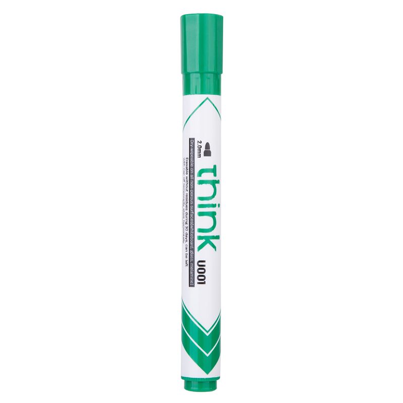 Whiteboard Marker - Bullet Tip 2.0mm (1pc) Think - Green - Deli