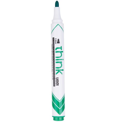 Whiteboard Marker - Bullet Tip 2.0mm (1pc) Think - Green - Deli