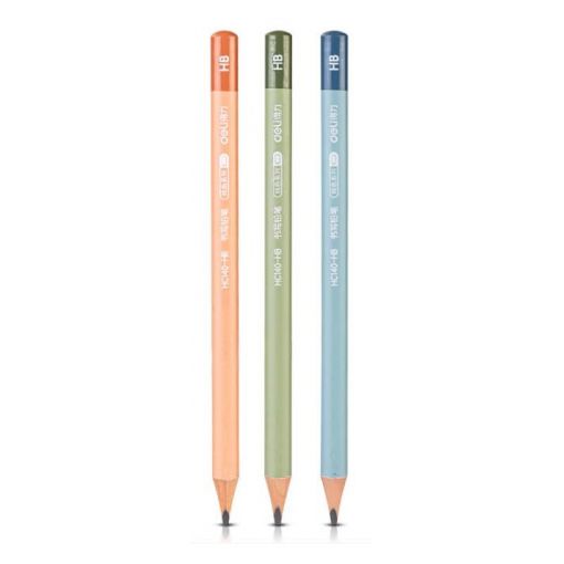 Pencils - HB (12pc) Triangular Jumbo with Sharpener - Deli