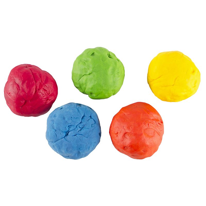 Dough Play 5kg in Tub - Mixed (Red Blu Yel Gre Ora)