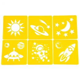 Stencil Set - Space (6pc)