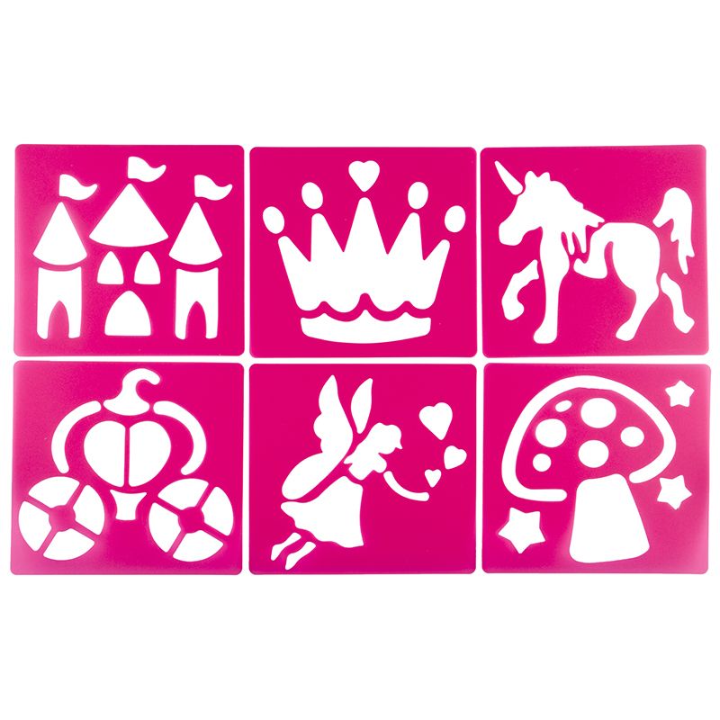 Stencil Set - Fairies (6pc) Assorted