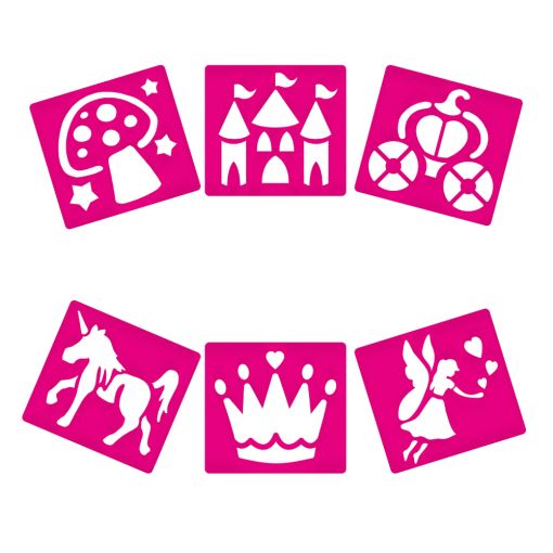 Stencil Set - Fairies (6pc) Assorted