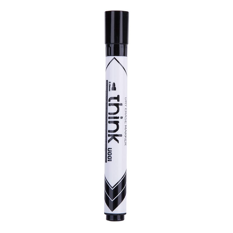 Whiteboard Marker - Bullet Tip 2.0mm (1pc) Think - Black - Deli