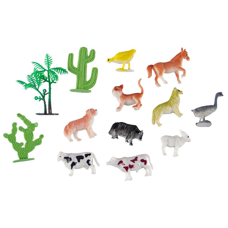 Farm Animals Small (10pc) with Accessories