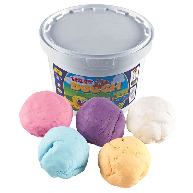 Dough Play 5kg in Tub - Pastel Mixed