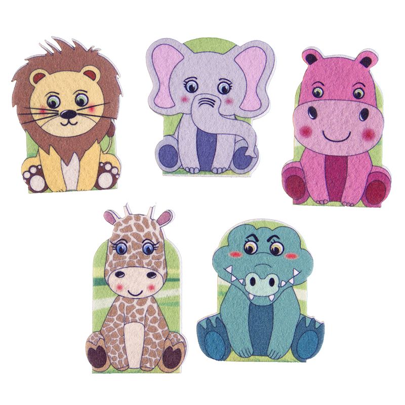 Finger Puppets - Wild Animals (5pc)