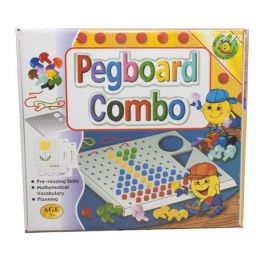 Pegboard Combo Set (Board, 10Col Pegs, Cards & Laces)
